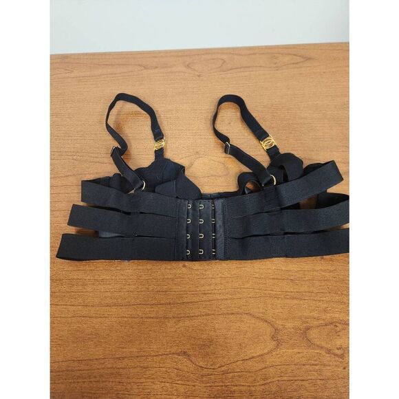 Victoria's Secret SET OF 2 Very Sexy Strappy Unlined Balconet Bra, 1-Red and 1-B - Picture 8 of 9